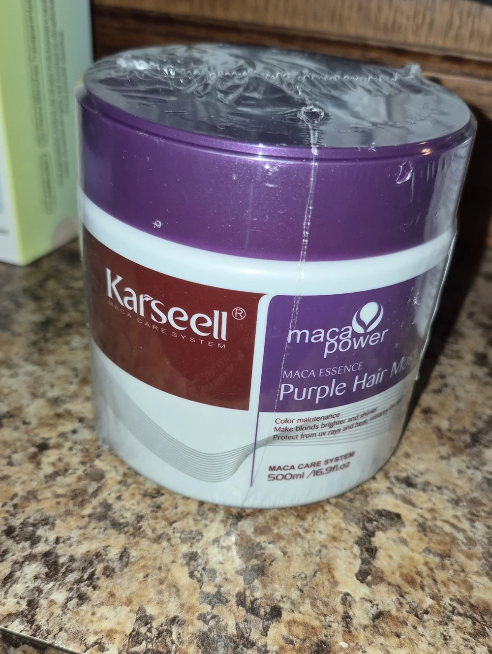Karseell Maca Power Purple Hair Mask Nwt